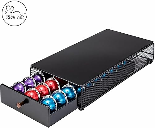 Miniatura 11 de Rice rat Vertuo - Cajón para cápsulas Nespresso con asa (30 cápsulas) 30 cápsulas (mental),30 cápsulas (vidrio),https://www.amazon.com/dp/undefined
