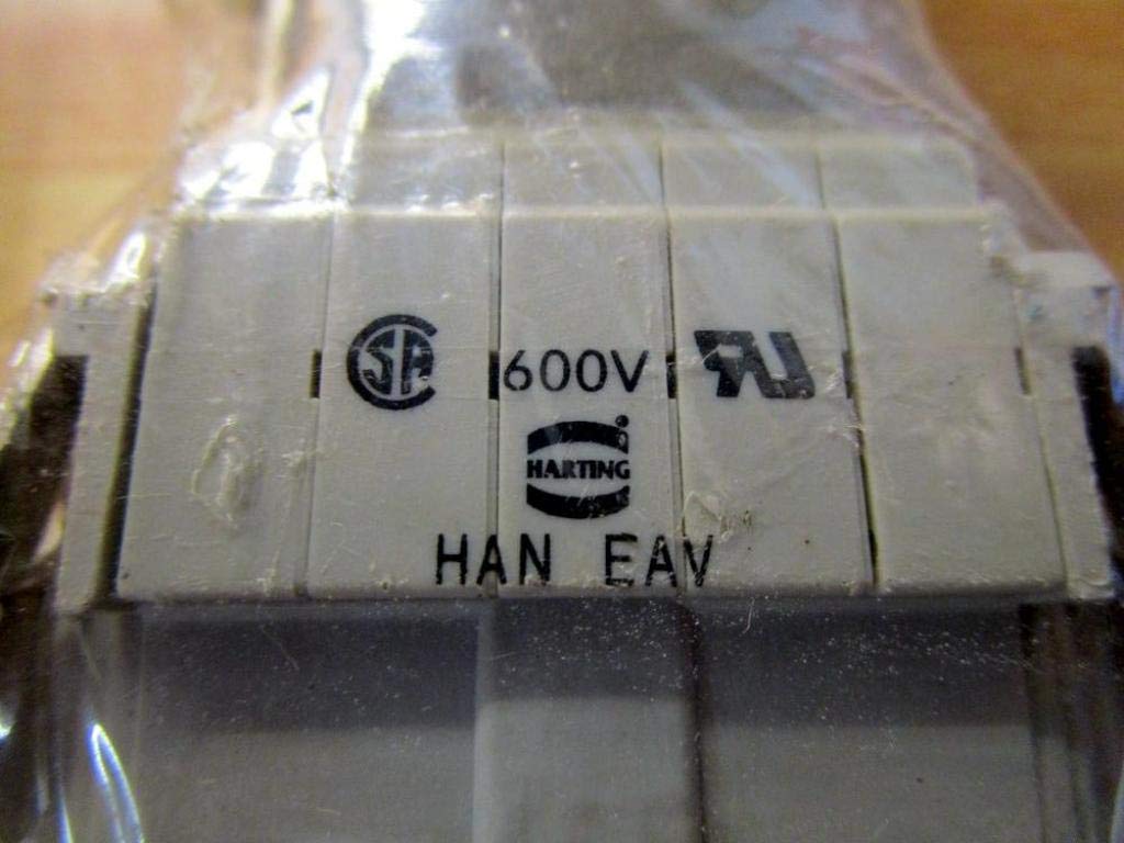 HARTING HAN E AV TERMINAL BLOCK CONNECTOR 16A 500V 6KV 3 600V HAN E AV