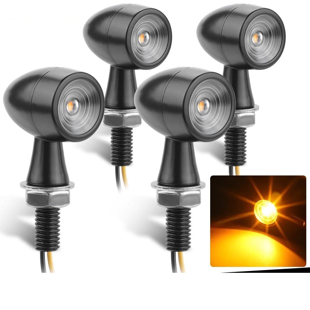 Frecce Moto 8 mm moto mini turn segnali luce lampeggiante 12v(4PCS)