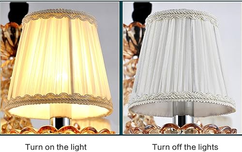 Miniatura 2 de Bombillas pequeñas con clip, estilo europeo moderno, mini pantallas para lámpara de araña, pantallas de lámpara de araña blancas de campo francés,