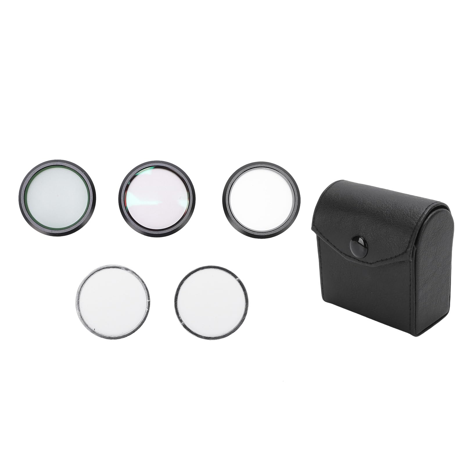 Zestaw Filtrów do Aparatu z Filtrami Dyfuzyjnymi 1/4 i 1/8 Cala w Kolorze Czarnym Oraz Miękkimi Białymi, z Magnetycznym Mechanizmem Szybkiego Zwalniania, do Aparatów ZV1