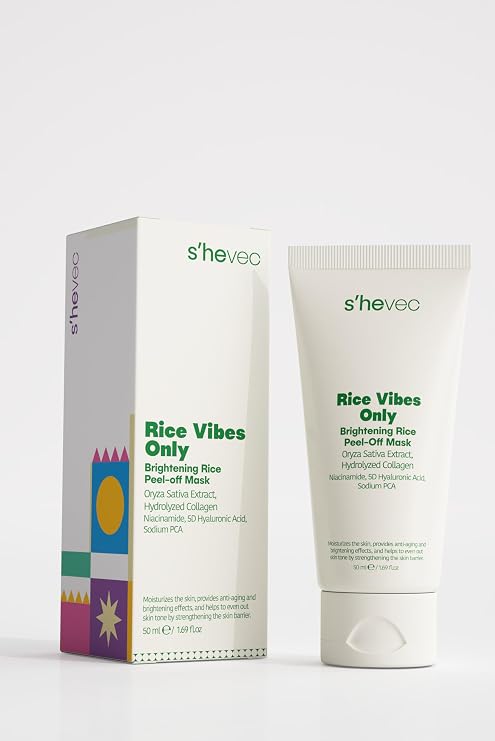 She Vec Rice Vibes Only – Illuminating Rice Mask (100% Vegan)