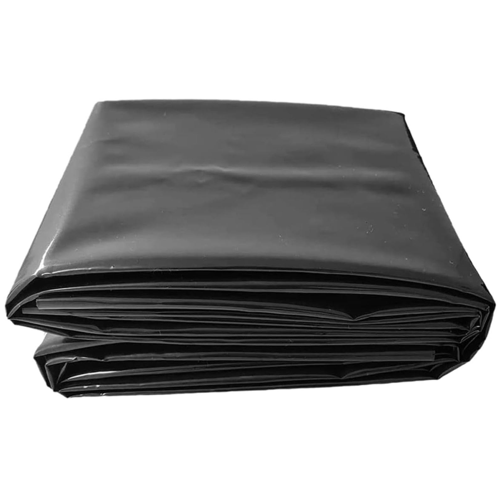 GLDYTVF Heavy Duty Pond Liner 4x6m 5x8m 8x10m 10x12m0.12mm Thick HDPE Black Tarpaulin for Garden & Koi Ponds Durable Water Feature Membrane Sealing Film