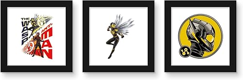 Vista 7 de Trends International Gallery Pops Marvel Ant-Man and the Wasp: Quantumania - Paquete de arte de pared de avispa (paquete de 3) Versión sin