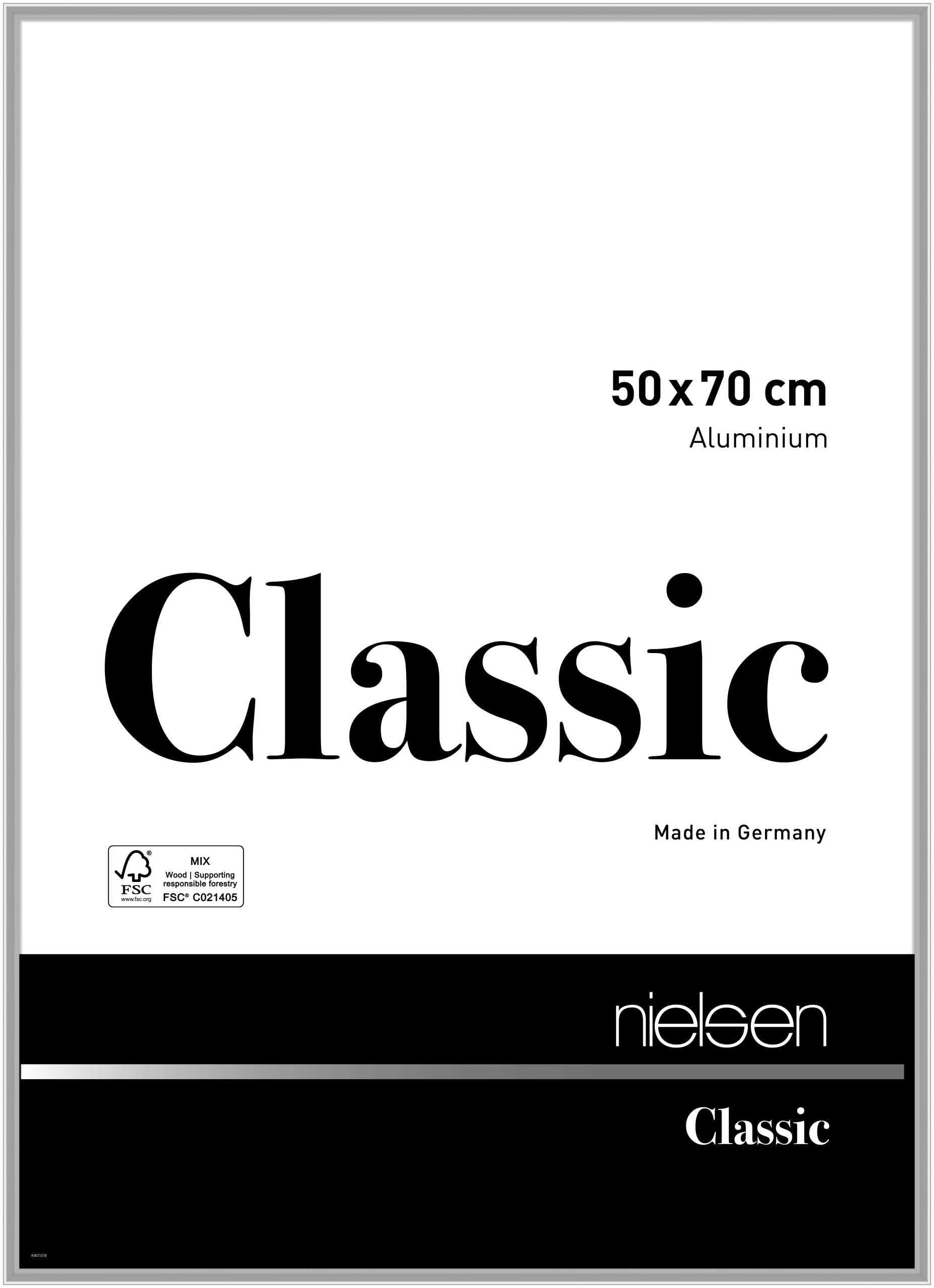 Nielsen Aluminium Photo Frame 50x70 cm Silver