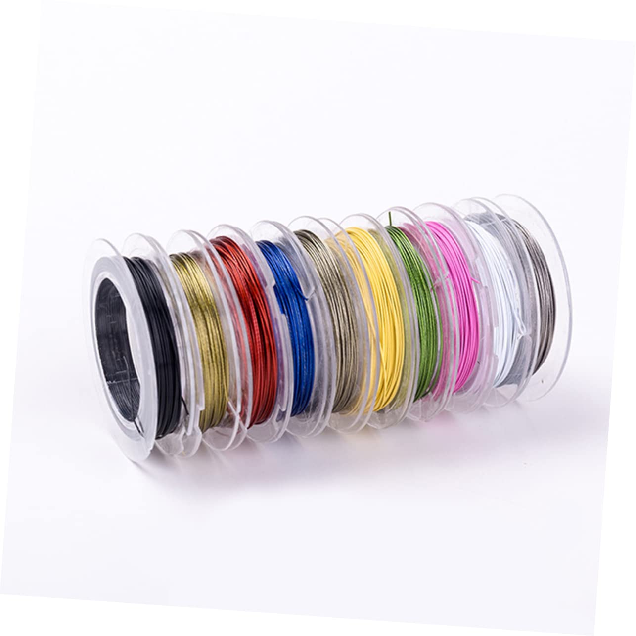 Gioielli Fai Da Te NUOBESTY 1rotolo Filo Per Creazione Gioielli Strati Di Filo Intrecciato Per Artigianato Filo Resistente Per Perline E Bracciali Per Progetti Fai Da Te E Decorazioni Perline Per La - 11