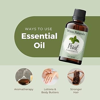 Amazon.com: Organic Mint Essential Oil, Refreshes & Energizes The