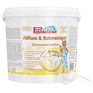 Pastaclean Abflussreiniger 4 kg Rohrreiniger Zitrone