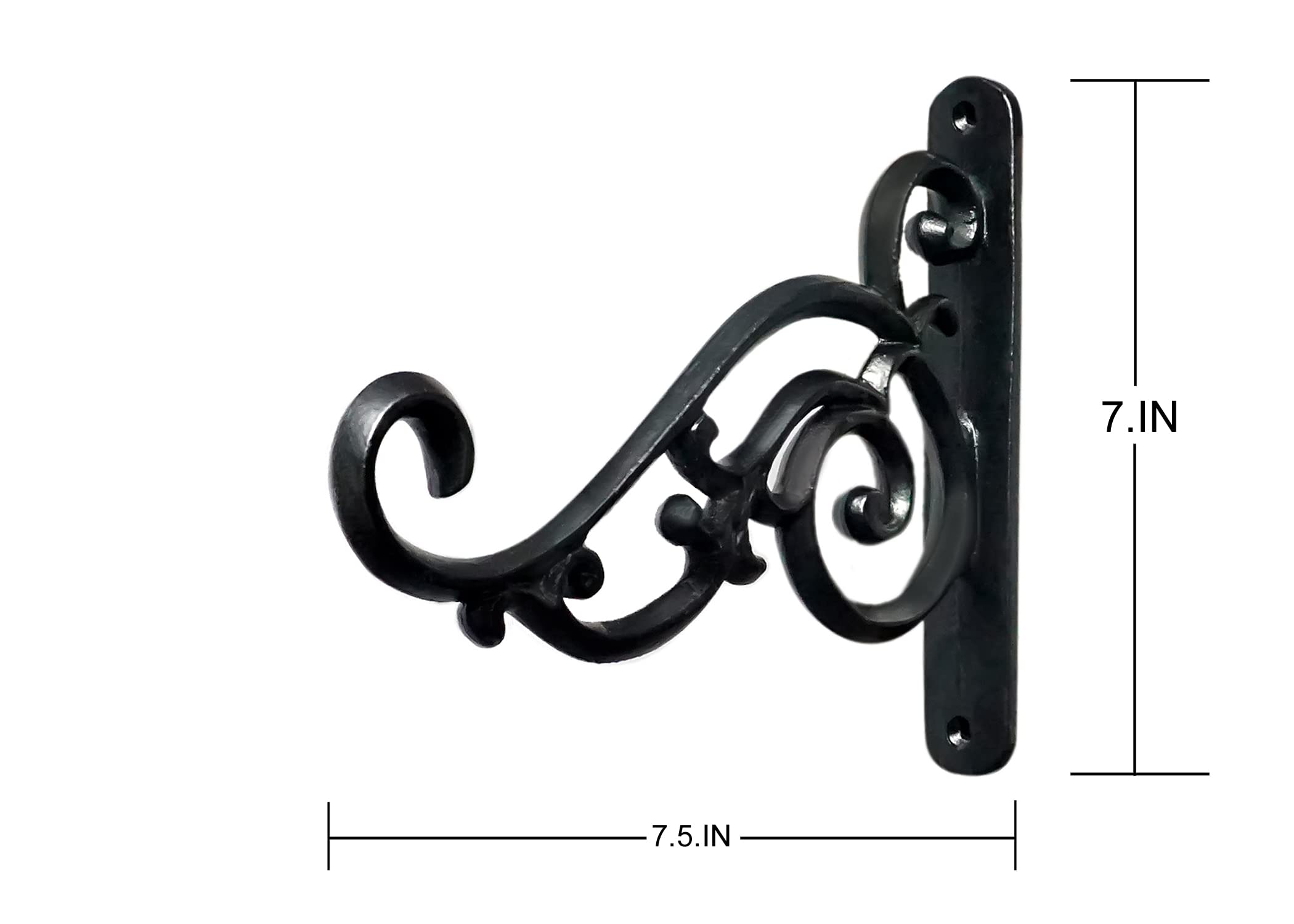 Metal Wall Hook - Plant Hanger for Outdoor Decor -5