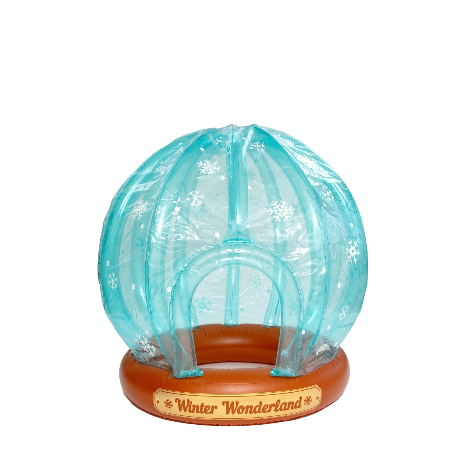 BigMouth Inc Inflatable Snow Globe - Inflatable Snow Fort with Entrance - Outdoor & Indoor Christmas Decorations for Yard, Kids Room