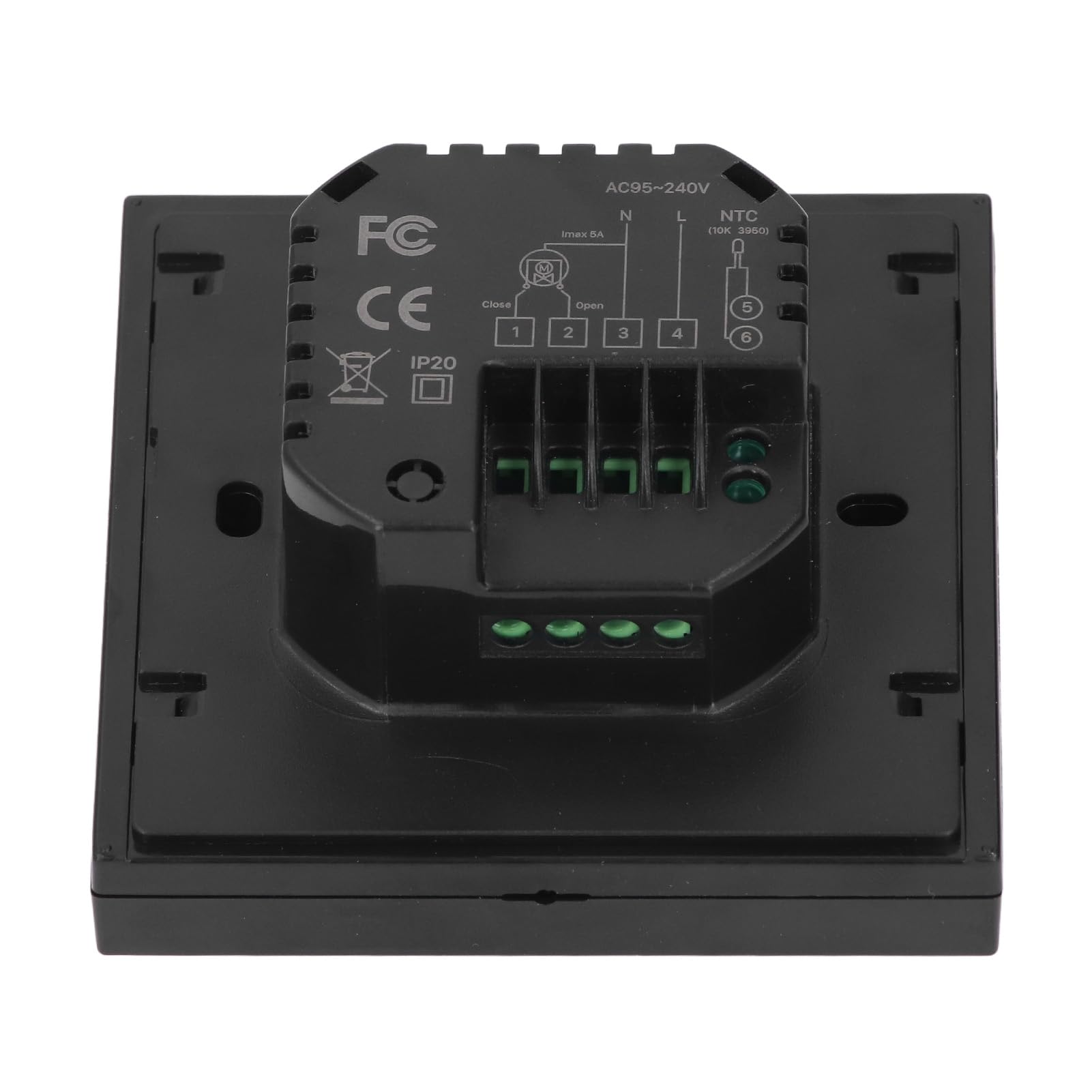 Controlador Digital de Perilla Termostat para Calefacción de Agua, Control de Voz, Diseño Giratorio, Compatible con APP, 95-240V AC