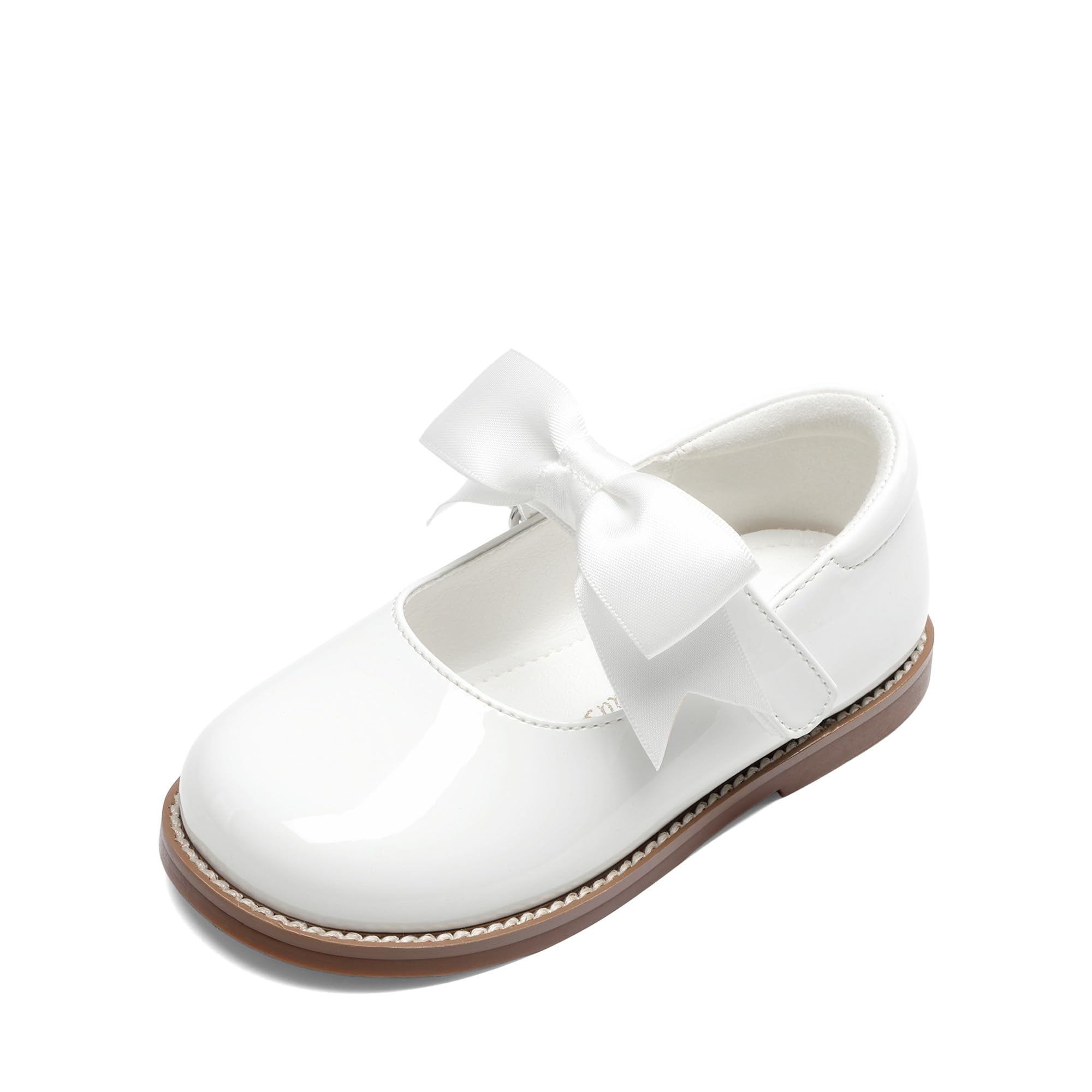 DREAM PAIRS Zapatos planos escolares Mary Jane para niñas
