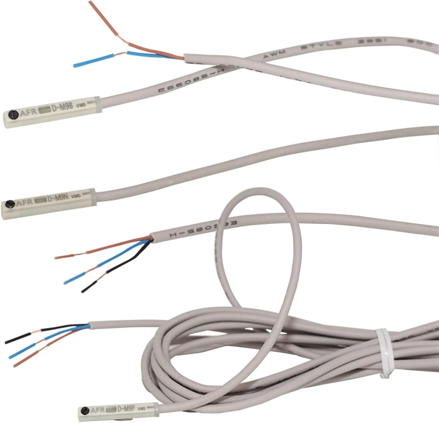 2pcs Solid State Auto Switch Direct Mounting Type D-M9BW D-M9BWL D-M9NW D-M9NWL npn Pneumatic Switch Magnetic Senson(D-M9PWL)