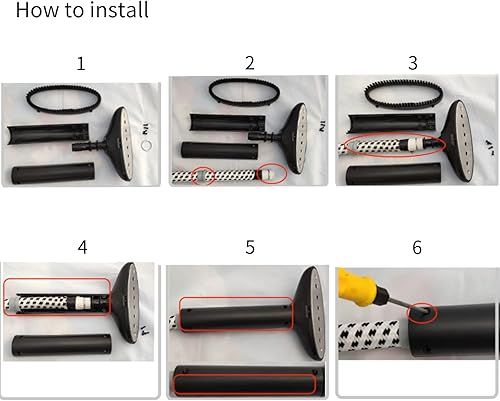 Miniatura 5 de MODJUEGO Mango de vapor de repuesto y cabezal de cepillo Boquilla de tubería de aire Hierro eléctrico
