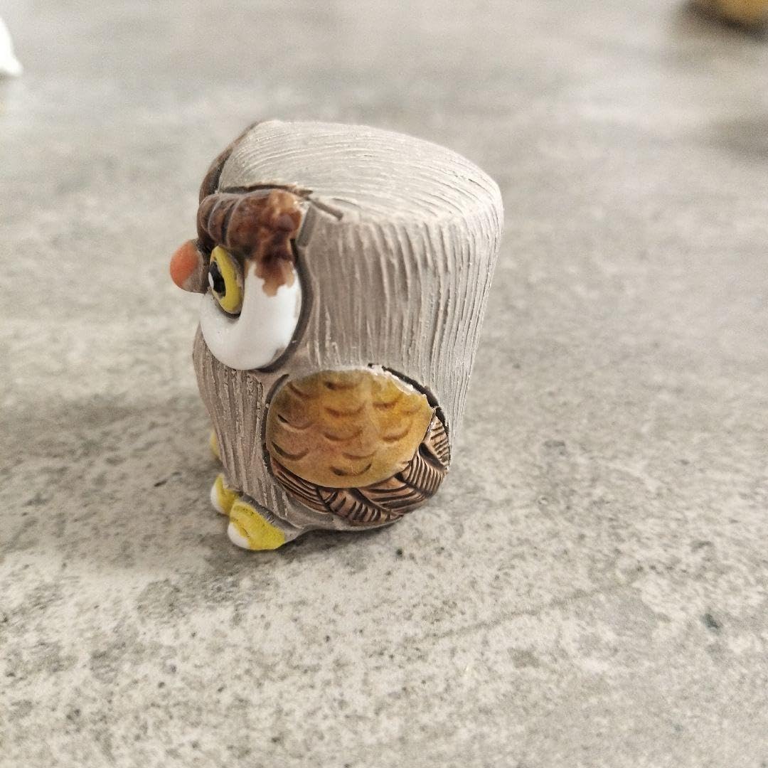 X119-1 備前焼 ミミズク 透かし細工 置物　BB X119-1 備前焼 ミミズク 透かし細工 置物 BB