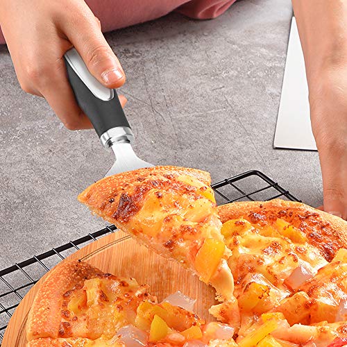 Pizza Cutter, ENLOY Stainless Steel Pizza Cutter Wheel, Pizza Server Set, Sharp Pizza Slicer with Ergonomic Non Slip Handle for Pizza, Pies, Dough Cookies and Waffles
