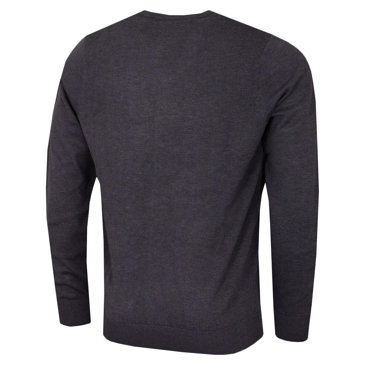 Calvin Klein Golf Hommes V-Neck Pull Tour - Gris Acier - M