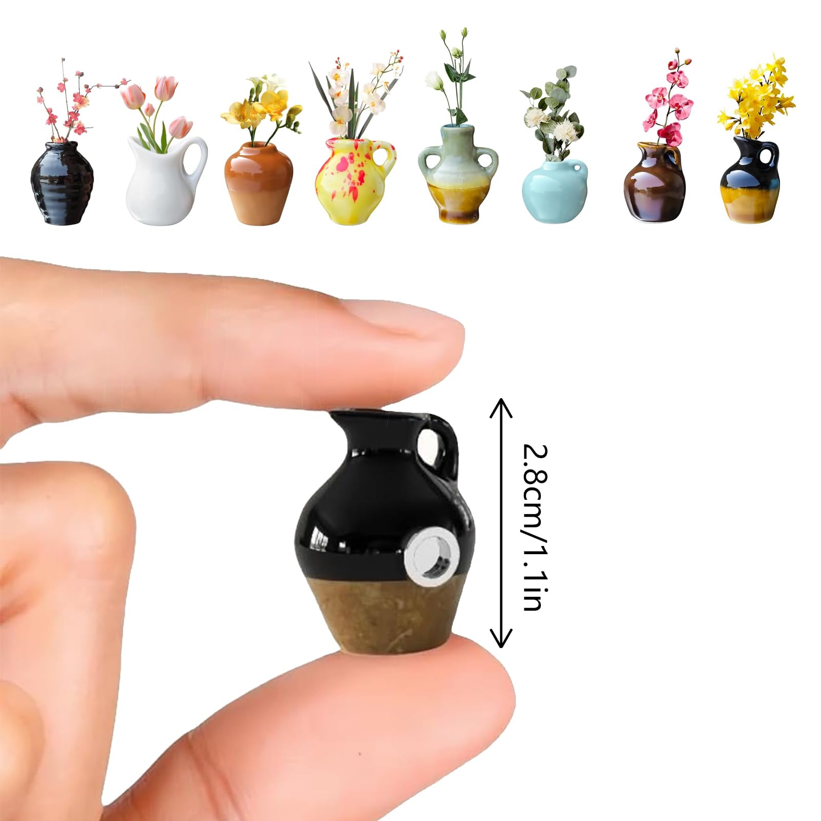 Simpatici Mini Magneti In Ceramica Per Frigorifero, Divertenti Magneti Per Piante Piccole~p143504406