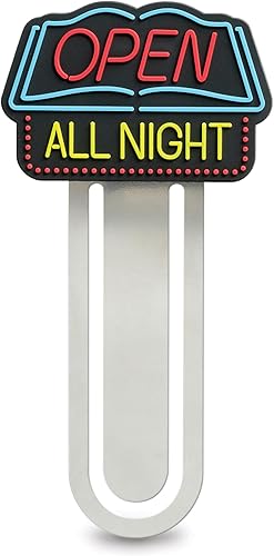 Genuine Fred Marcador de señal de neón abierto de lectura ligera