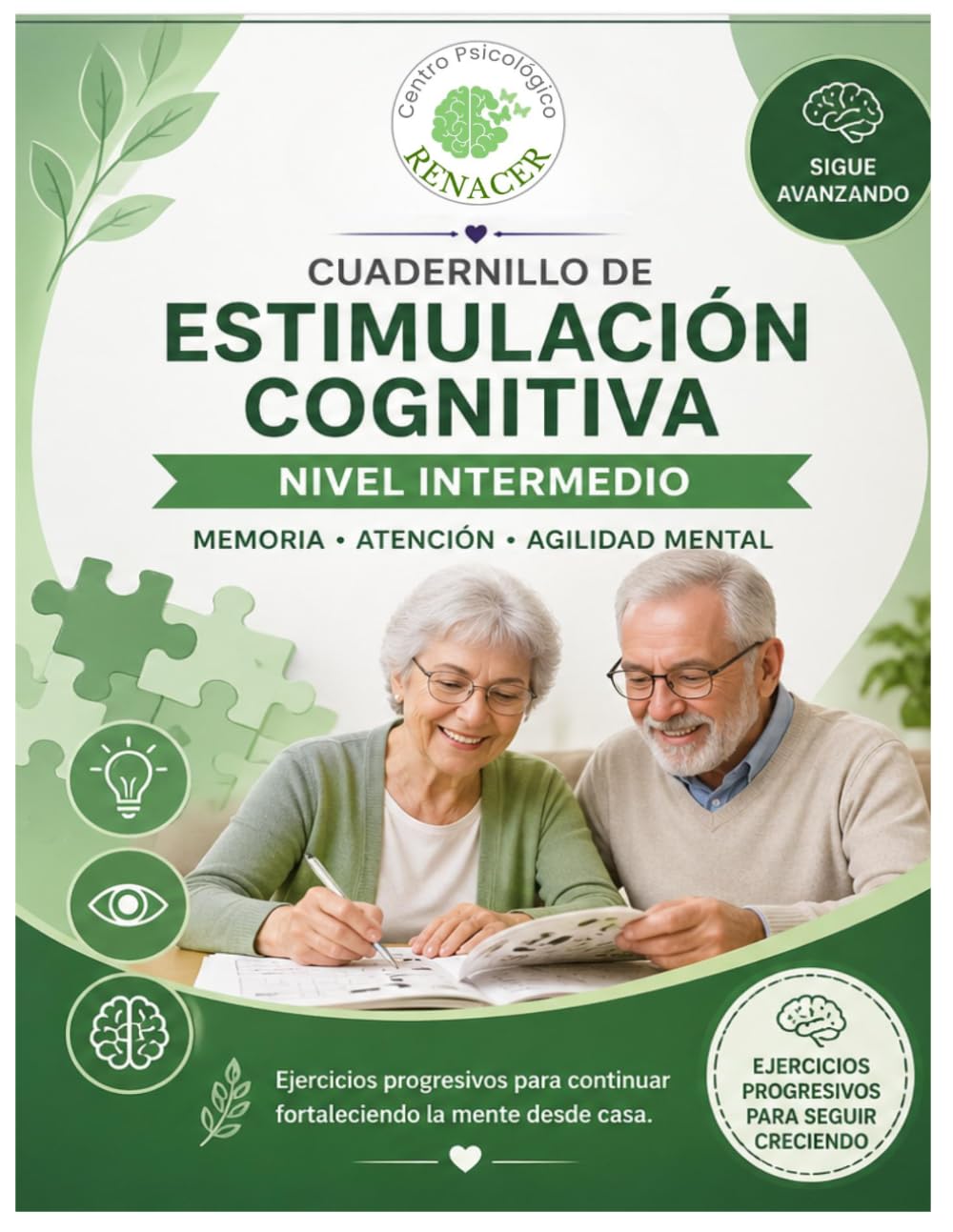 Estimulación Cognitiva Intermedio: Ejercicios prácticos para adultos mayores | Estimulación cognitiva paso a paso