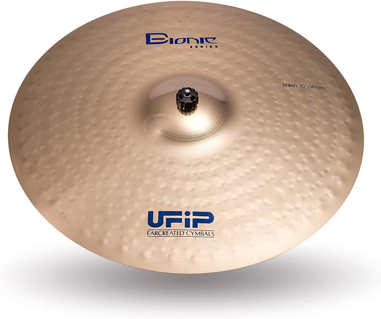 Ufip BI-16 Bionic Series 16 Inch Crash Cymbal l B20 Bronze Alloy l Hand-Crafted in Italy Since 1931 utilizing our Exclusive Rotocasting Process I Designed for Rock, Hard Rock, Heavy Metal & Fusion