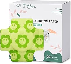 ZIBUYU® 20Pcs Castor Oil Pack Wrap for Belly Button, Disposable Castor Oil Pack Skin Friendly Non-woven for Liver Detox Leakingproof Adhesive Belly Button.