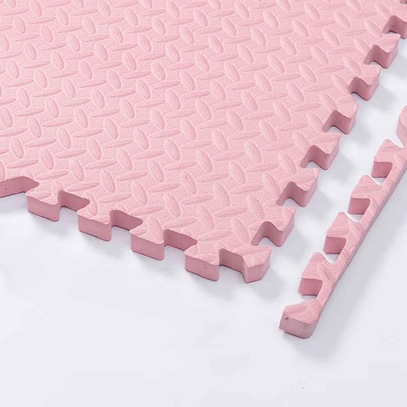 Tappetino per esercizi a puzzle spesso 2,5 cm, piastrelle per pavimenti in schiuma EVA ad incastro per palestra domestica, tappetini da gioco a puzzle da 9 pezzi