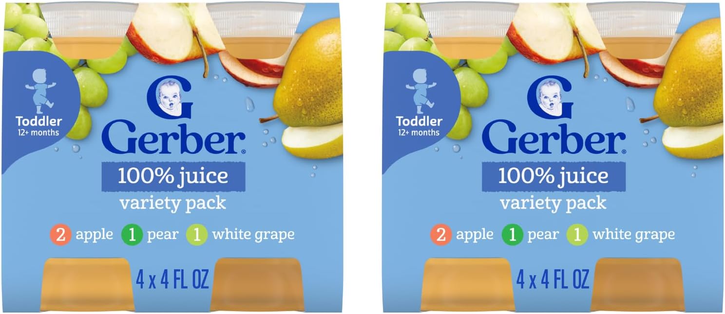 Gerber Juice Fruit Variety (Pack of 2)