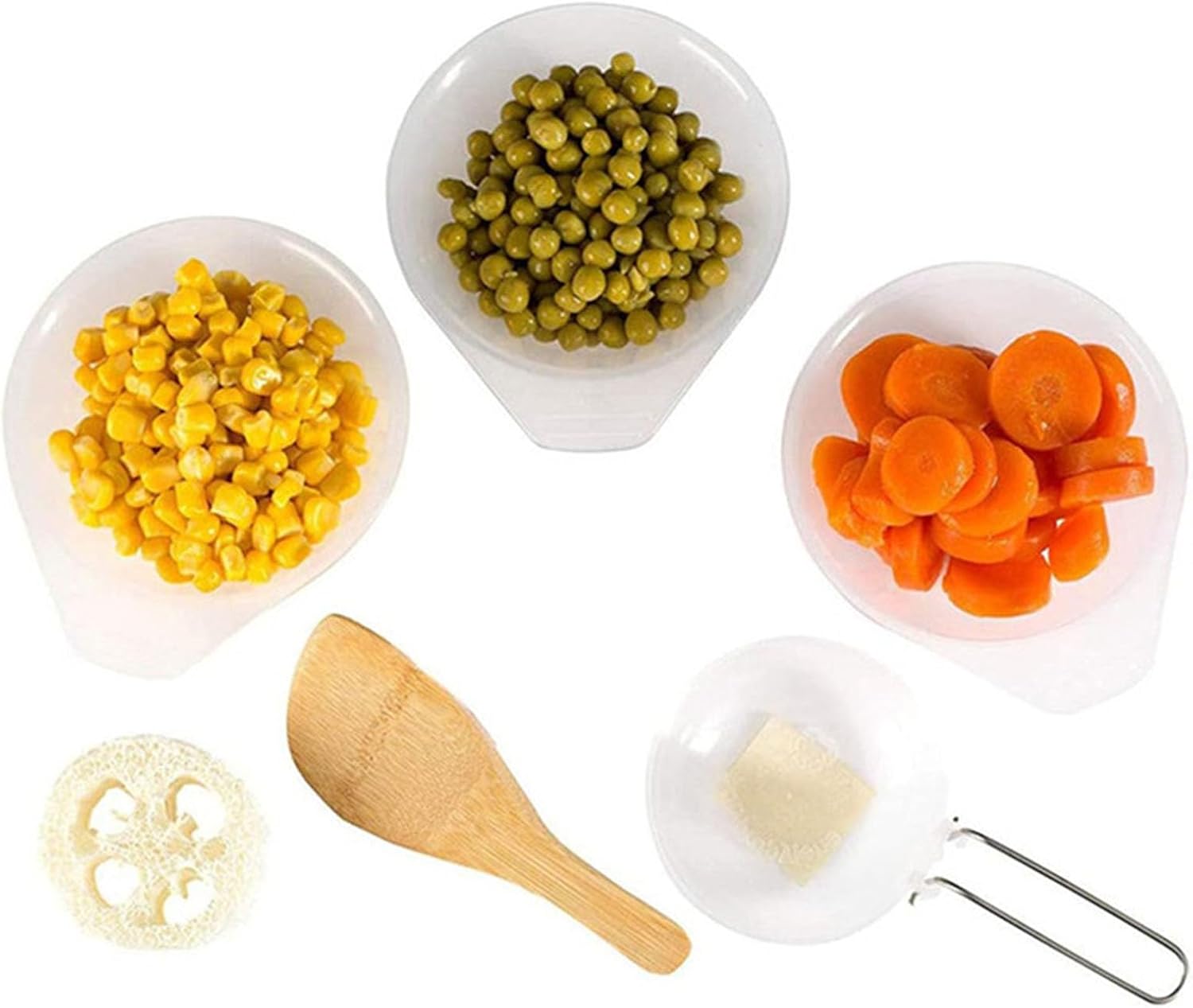 Camping Cookware Mess Kit, with Lightweight Pot, Stove, Spork and Carry Mesh Bag, Outdoor Picnic Cookware Kit, for Camping, Backpacking, Outdoor Cooking, 16 Pieces