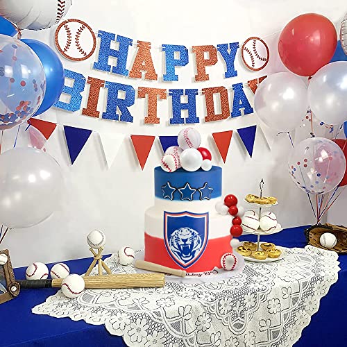 Havagdtm HAVA-KFH-HYH004 21 Pcs Baseball Cake Decorations Baseball Cake Topper Sports Theme Party Decoration Supplies Baseball Sports Theme Cake Decorations thumb #4