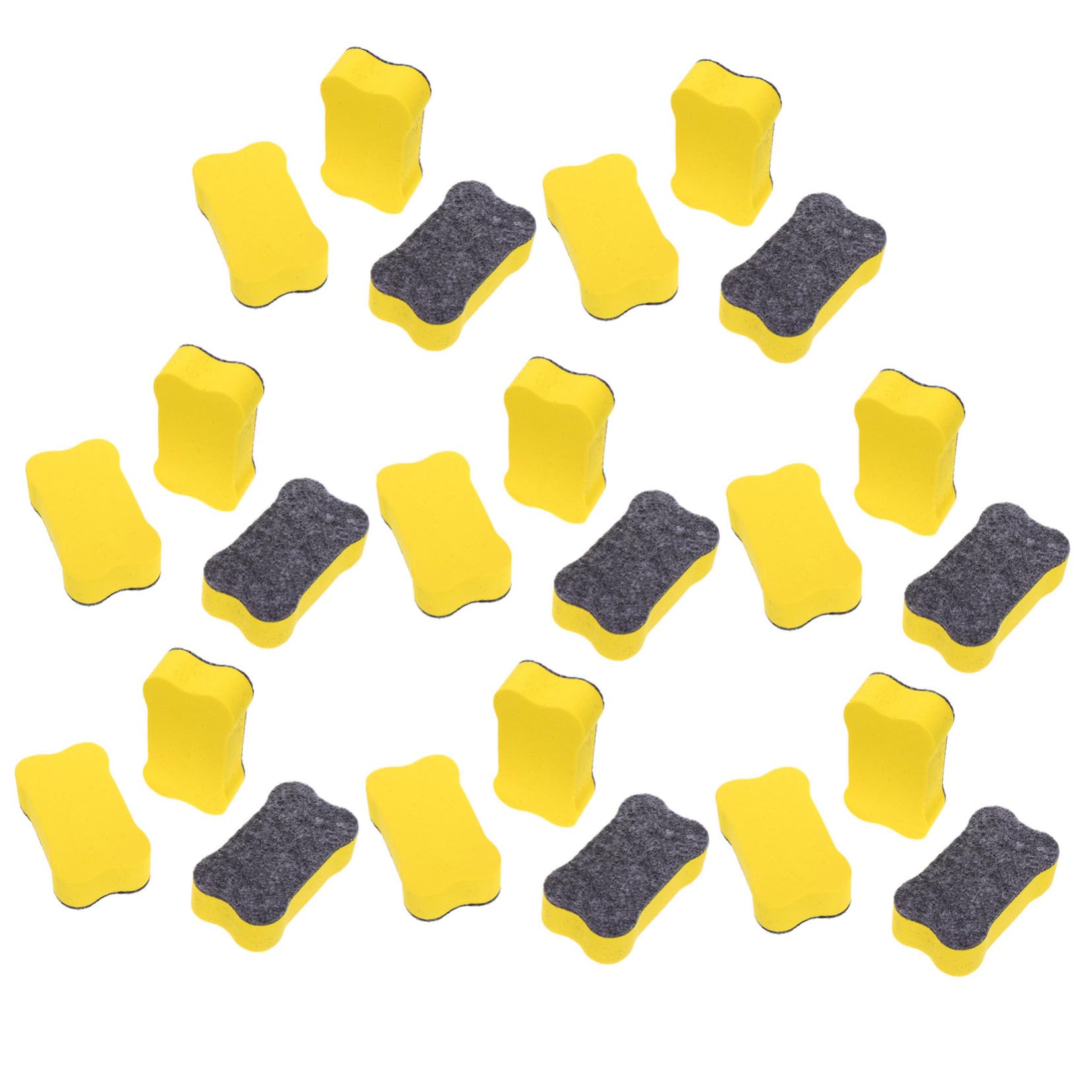 OFFSCH Small Dry Erasers Boys and Girls Dry Erase Erasers Bulk Whiteboard Supplies