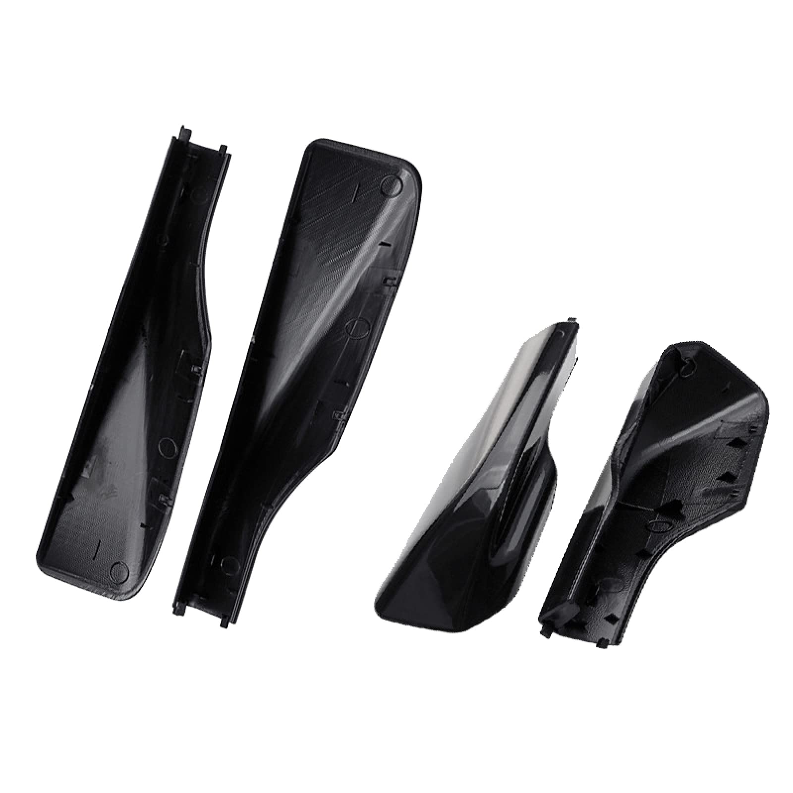 pour Toyota RAV4 XA20 2001-2005, 4 pièces ABS Barre de Toit Barre Rail Fin Couverture Coque Voiture Style Toit galerie Couverture
