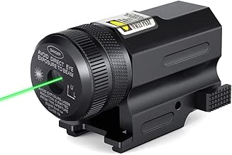 CISNO Tactical Green Laser Light with Weaver and Picatinny Quick Release Rail Mount for Pistols & Shotguns - coolthings.us