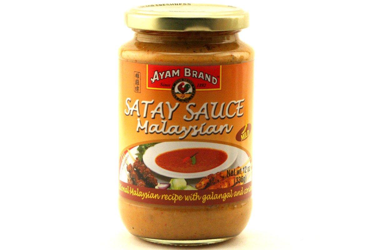 Satay Sauce Malaysian Style (Mild) 12oz (Pack of 3