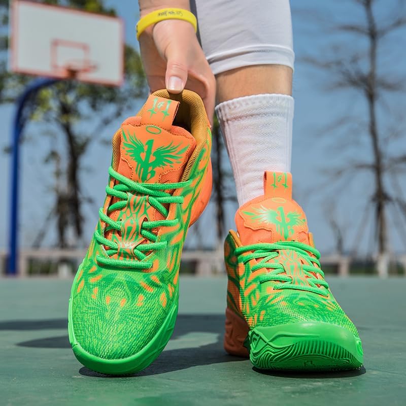 Basketball Shoes for Womens Mens Colorful Volleyball Fashion High Top Breathable Lightweight Grip Indoor Outdoor Sport Sneakers for Unisex