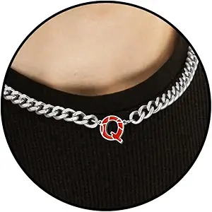 Basketball Necklaces for Boys Stainless Steel Initial Necklace with Letter A-Z 6.5mm Cuban Chain Adjustable Gifts for Men Boys 16+2 Inches