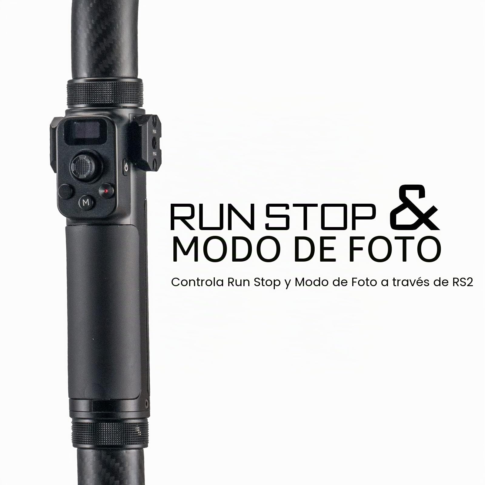 Tilta Mango de Control Remoto para Agarre de Anillo Avanzado Control Completo de Cardán Compatible con Controles dji RS4 Pro/RS4/RS2/RS3 Pro Run Stop y Modo de Foto - Black TGA-ARG-RCH