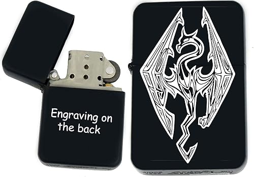 Miniatura 9 de Regalo de padrino de boda personalizado, encendedor negro mate a prueba de viento, regalo de grabado láser gratuito para él, marido, padre, padrinos