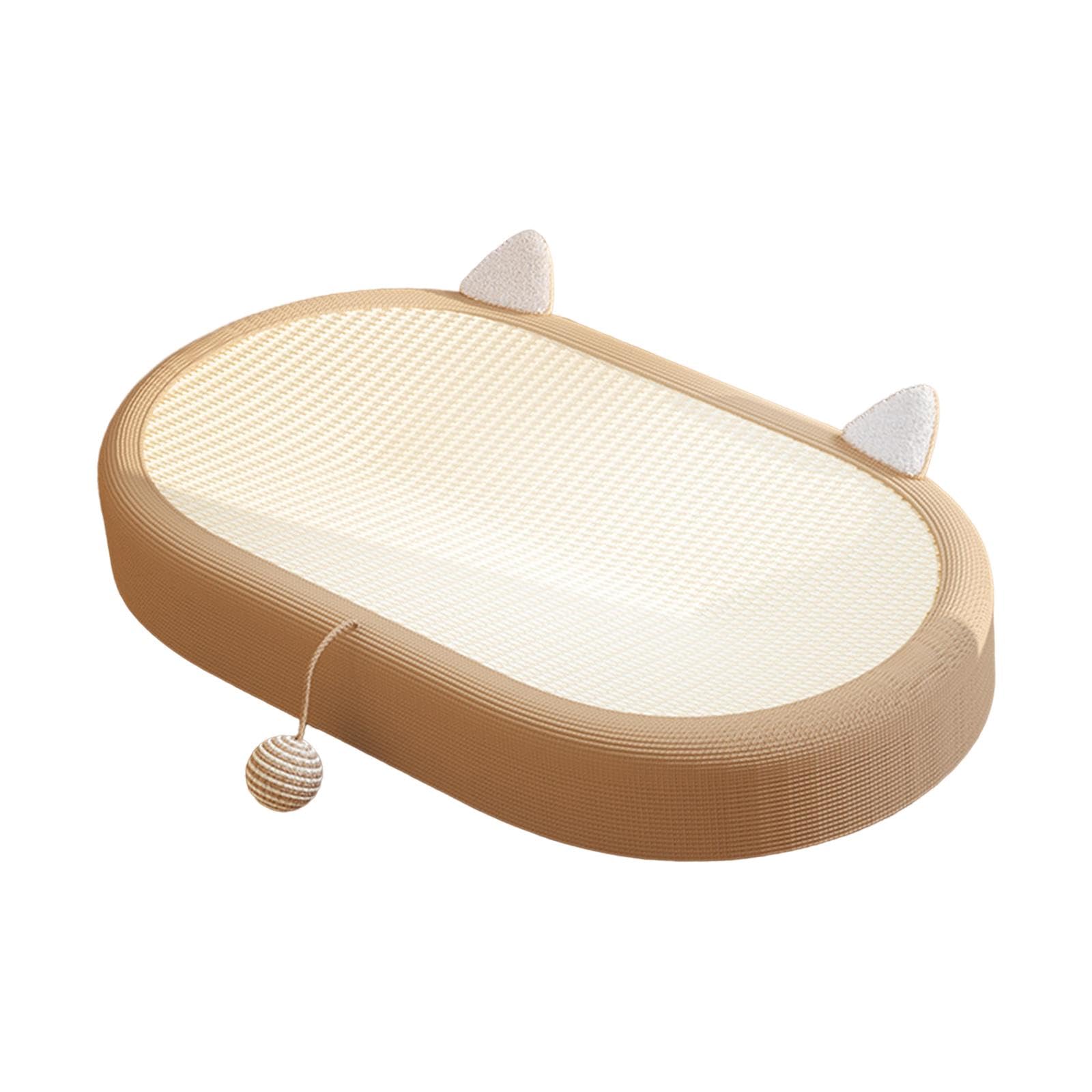 Tabla Rascadora para Gatos, Almohadilla Rascadora para Gatos, Comportamiento, Almohadilla Rascadora Ovalada de Sisal para Gatos, Rascador de Cartón Pa, Estilo d