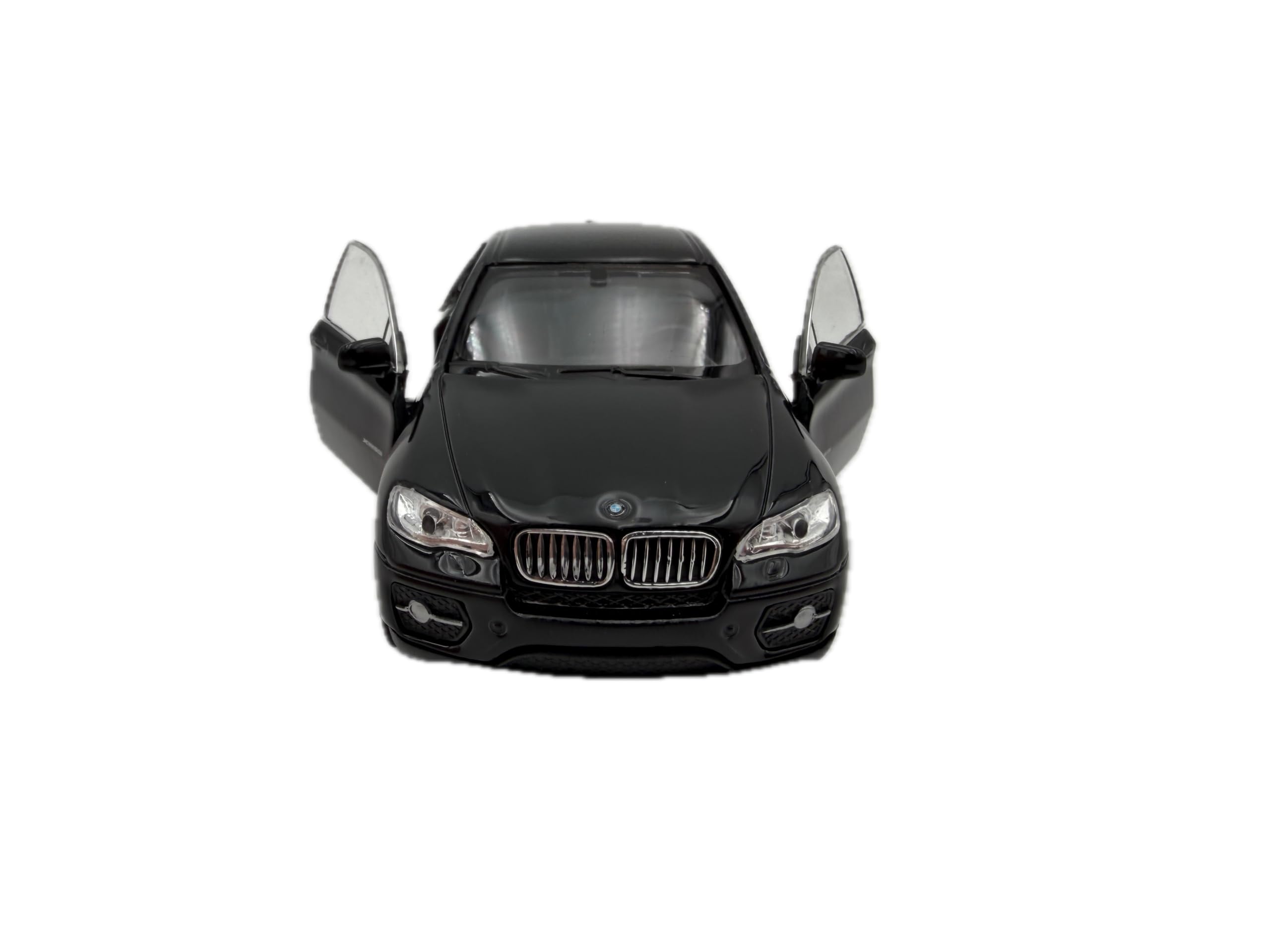 Dromader Welly Modellino auto BMW X6 SUV, in miniatura, scala 1:39, nero