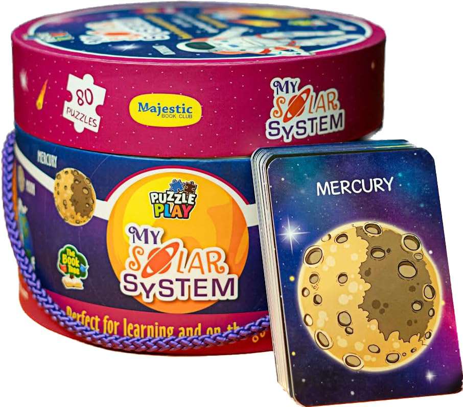 The Book Tree My Solar System Puzzle for Kids – 80 Puzzle Pieces & 25 Double-Sided Flashcards | Fun & Educational Space Toy for Kids Ages 5+ | Learning Aid for Boys & Girls (B0CJ5GTRXQ) Amazon Price History, Amazon Price Tracker