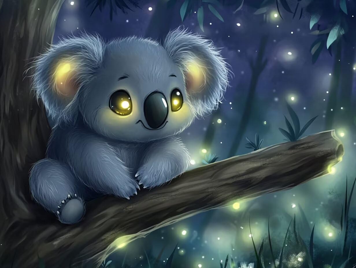 Malarstwo diamentowe, koala, do majsterkowania, dla dorosłych, zestaw "zrób to sam", zestaw do samodzielnego wykonania, zestaw do haftu krzyżykowego, zestaw do haftu krzyżykowego 5D, dekoracja ścienna