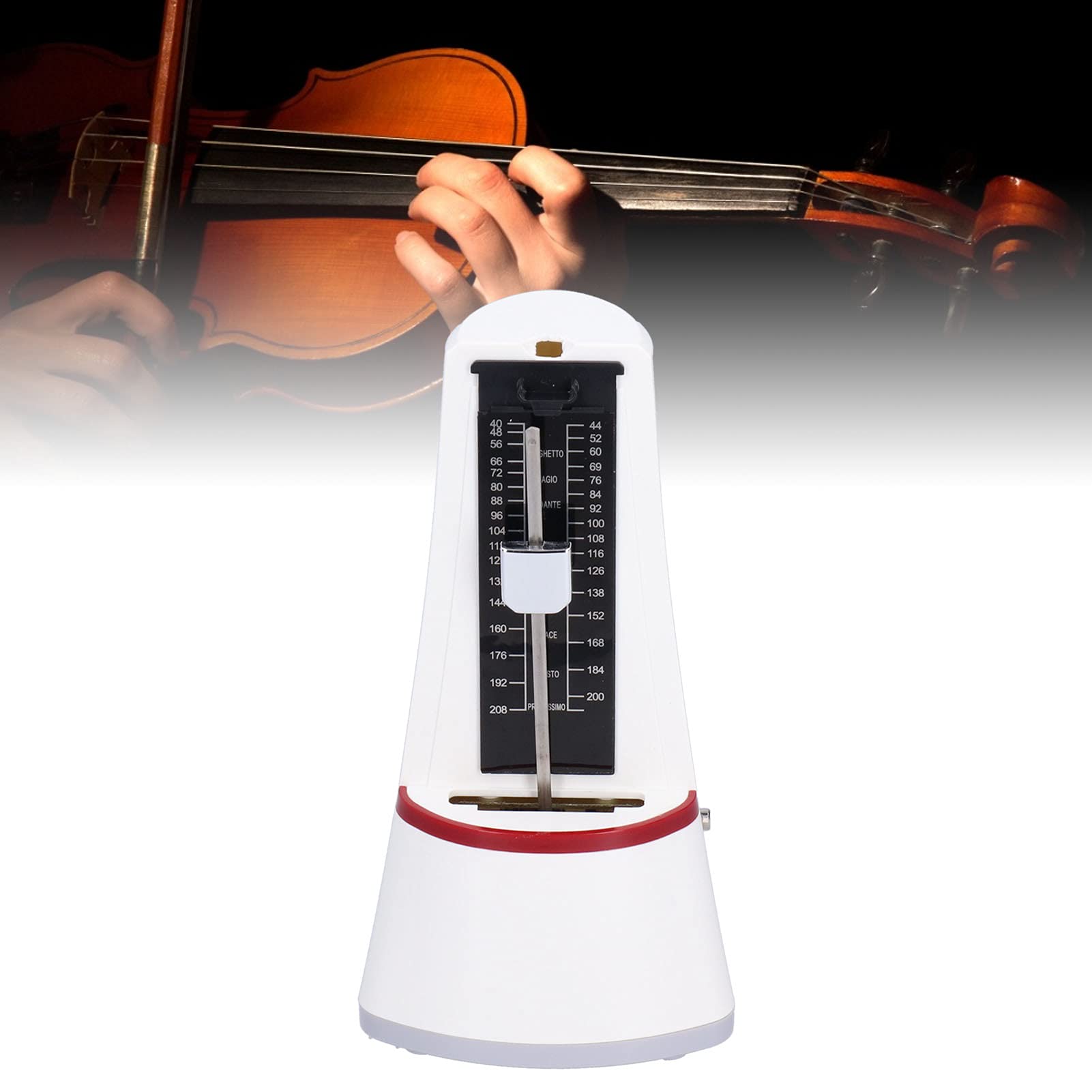 Mechanische Metronoom voor Muzikanten, Instrumentmetronoom voor Pianogitaar, Viool, Basdrum en Andere Muziekinstrumenten