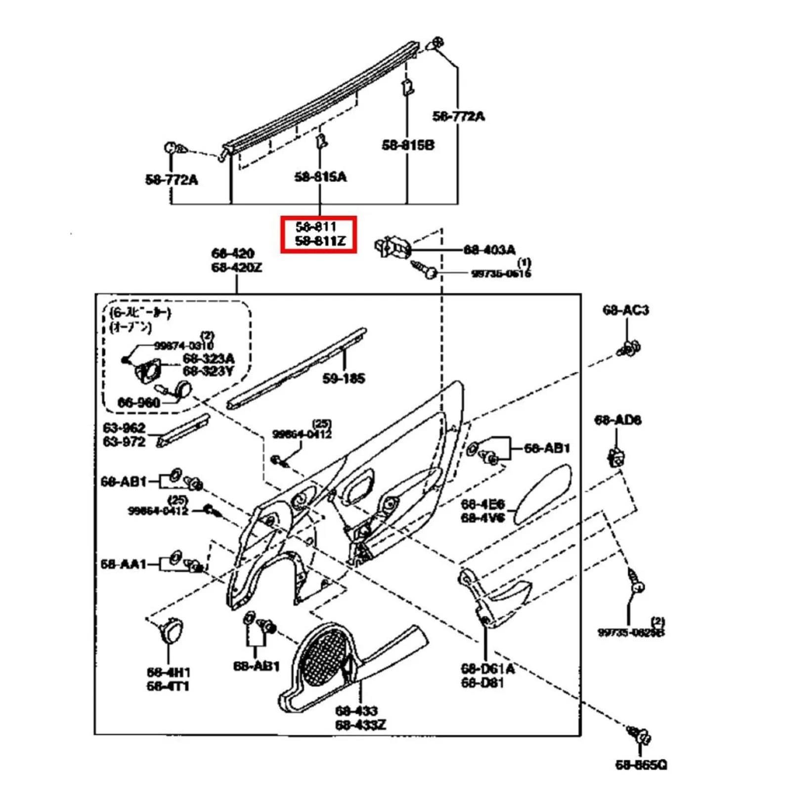 Tira del Sello del Coche Para Mazda Para Miata Para MX-5 1990 1991 1992-2005 2 Piezas Moldura Correa Sellado Ventanas Vidrios Puertas Coche Burlete NA01 59 810F