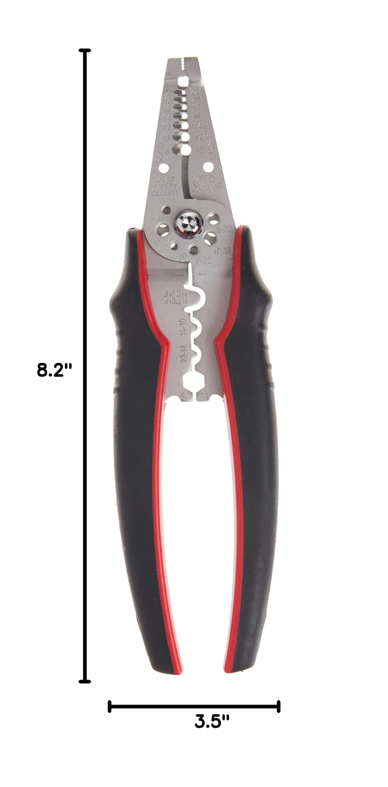 Gardner Bender GESP-70 Professional Grade ArmorEdge 3-in-1 Wire Stripper/Crimper/Cutter, Stainless Steel, 22-10 AWG , Black — Amazon image 4