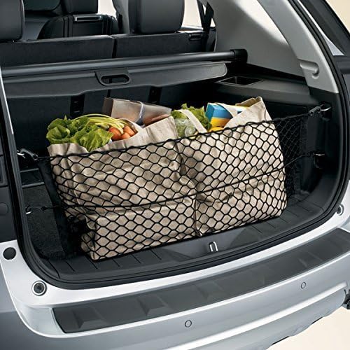 Envelope Style Trunk Mesh Cargo Net for Chevy Equinox Accessories 2010-2017 - Premium Trunk Organizers and Storage - Cargo Net for Pickup Truck Bed