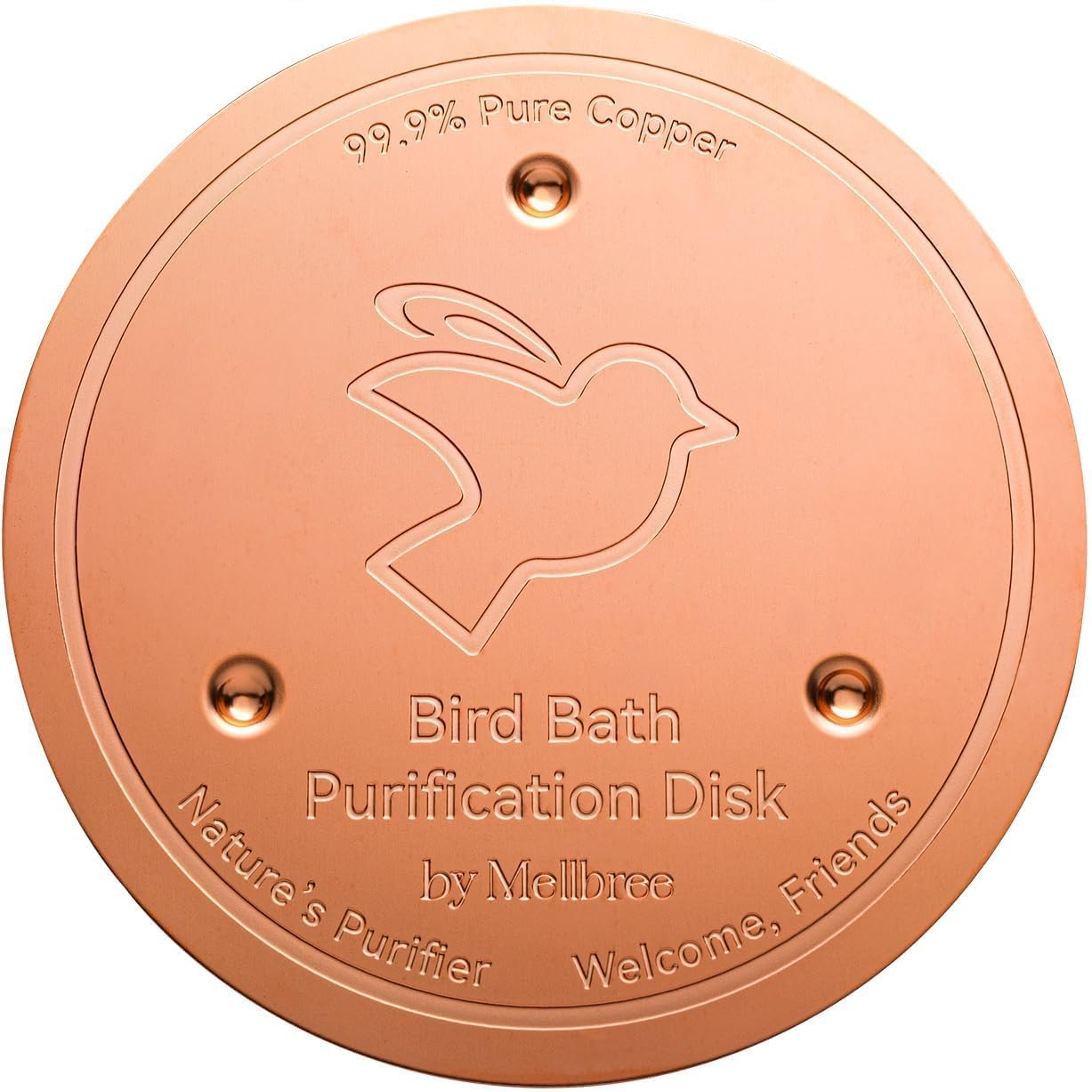 Mellbree Bird Bath Copper Disc | Mubboo