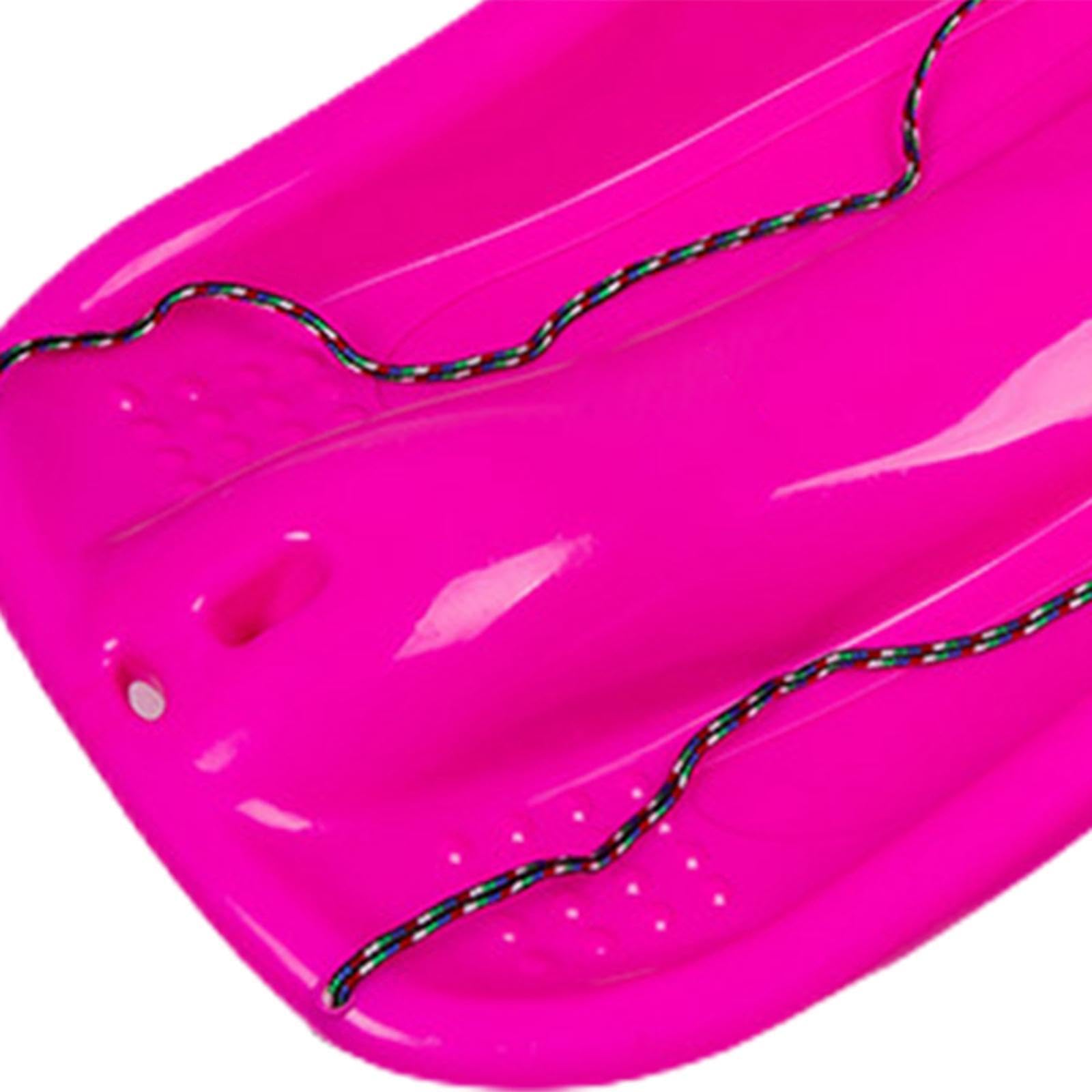 Luge de Jardin avec Freins, Pratique pour Les Enfants et Leurs Amis, Toboggan pour Deux Personnes en Hiver, Luge maniable pour Enfants et Tout-Petits,