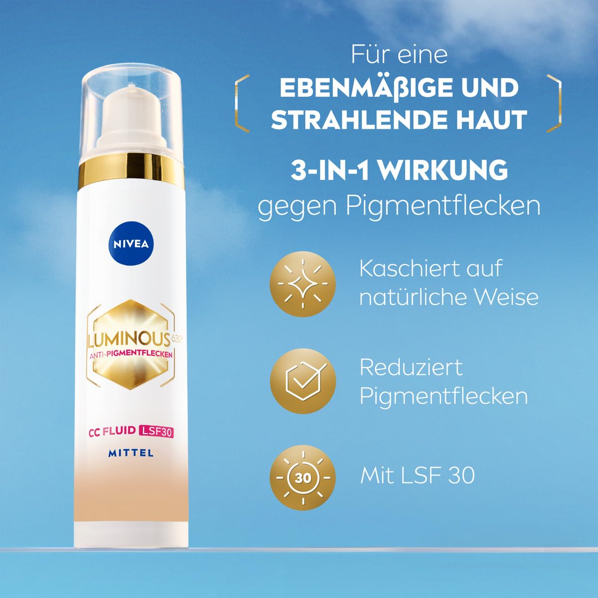 Nivea Av2024 Krem Cc, Biały, 40 ml