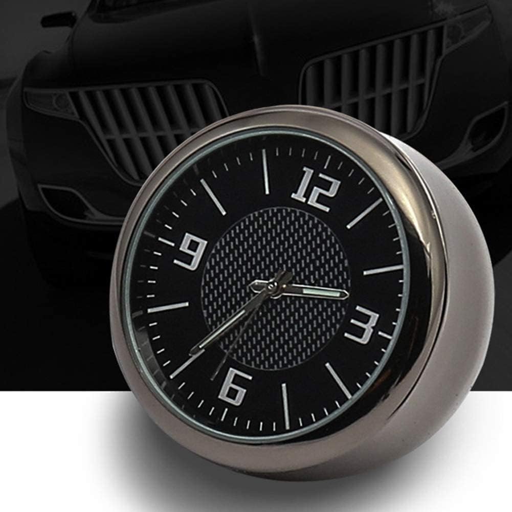 Golden Sparrow Car Dashboard Car Clock, Analogue Clock with Vent Clip and Adhesive Tape Compatible with (Renault CAPTUR)